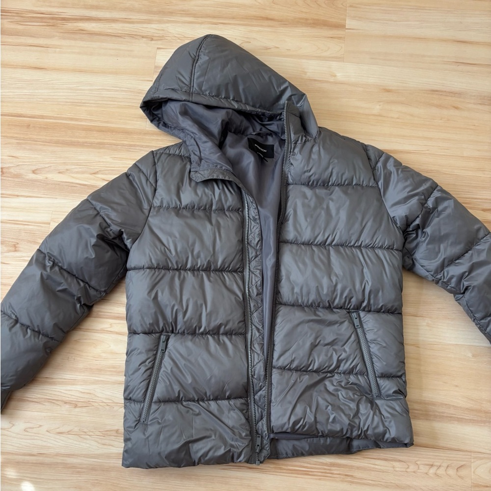 Nordstrom Charcoal Puffer Jacket
